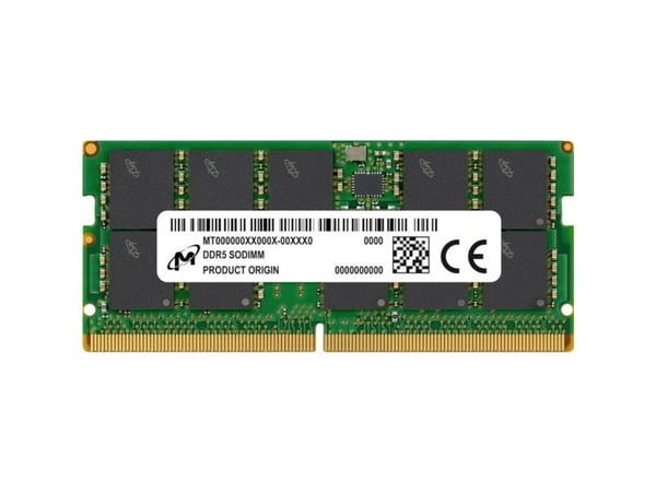 Micron - DDR5 - moduuli - 16 GB - SO DIMM 262-PIN - 5600 MHz / PC5-44800 - CL46 - ECC
