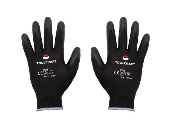 TOOLCRAFT TO-5621547 Polyester, polyuretan Arbeidshanske Størrelse (hansker): 9 CAT II 1 par