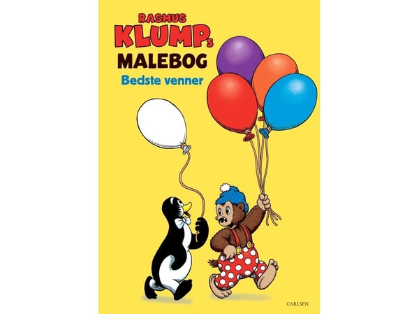 Rasmus Klump målarbok Bästa vänner (colli 6) Carla och Vilhelm Hansen