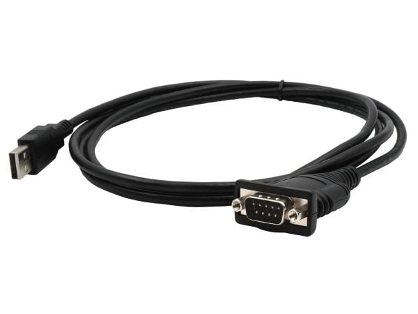 EXSYS GmbH USB-1S-sarjaliitäntä RS-232-porttiin 1,8 metrin kaapelilla (FTDI-piirisarja) (EX-13001)
