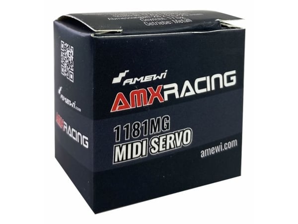 Amewi 28447, Servo, Metall, Plast, Sort