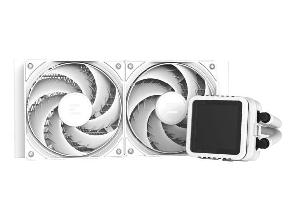 Zalman ALPHA2 DS A24 WHITE, Alt-i-ett væskekjøler, 12 cm, Hvit