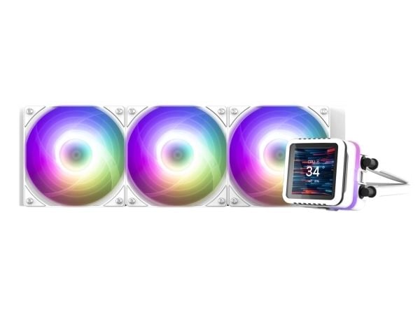 Zalman ALPHA2 DS A36 Komplett vattenkylning, 2,7-tums LCD 360 mm - vit