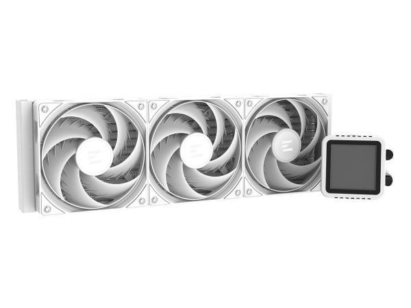 Zalman ALPHA2 DS A36 White, Alt-i-ett væskekjøler, 12 cm, Hvit
