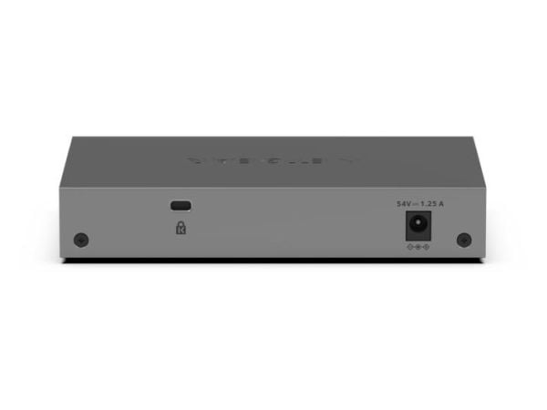 NETGEAR GS105EP, Hallitsematon, Gigabit Ethernet (10/100/1000), Täysin kaksipuolinen, Power over Ethernet -tuki