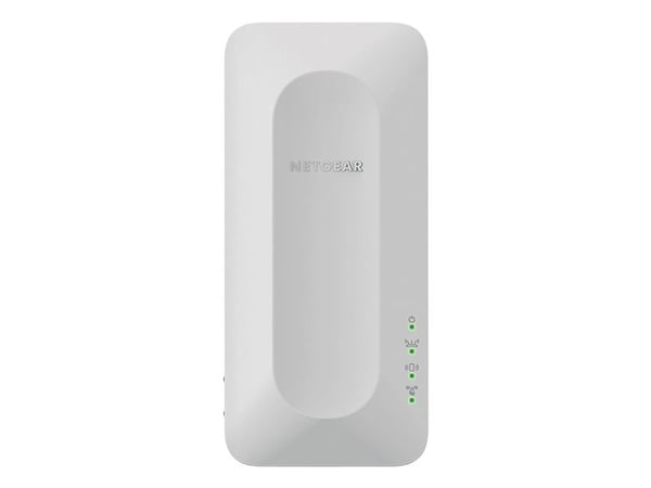 NETGEAR EAX17 - Wi-Fi-system - (utvider) - inntil 1500 kvadratfot - maske 1GbE - Wi-Fi 6 - Dobbeltbånd - veggpluggbar - for NETGEAR AX3000