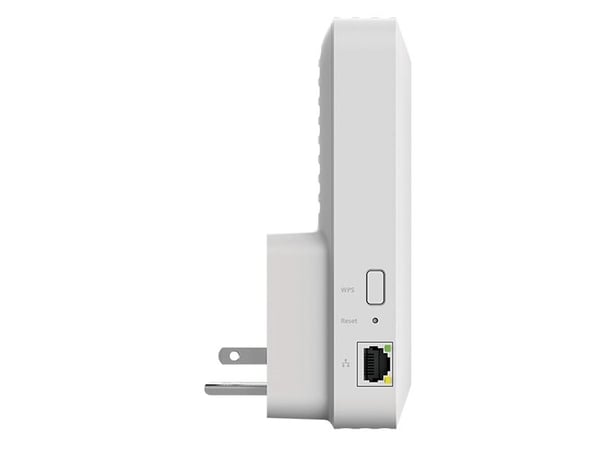NETGEAR EAX17 - Wi-Fi-system - (utvider) - inntil 1500 kvadratfot - maske 1GbE - Wi-Fi 6 - Dobbeltbånd - veggpluggbar - for NETGEAR AX3000