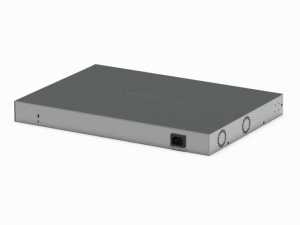 NETGEAR GS748PP - Switch - ikke-styrt - 24 x 10/100/1000 + 24 x 10/100/1000 (PoE+) - stasjonær, veggmonterbar - PoE+ (380 W)