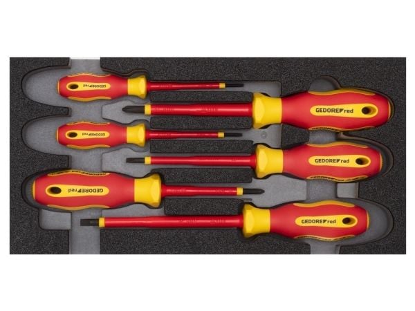 Gedore RED R22150016 skruvmejselsats VDE spår