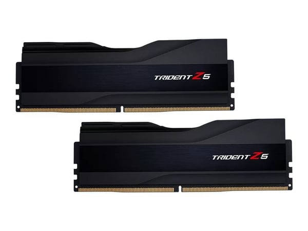 G.Skill Trident Z5 - DDR5 - sett - 48 GB: 2 x 24 GB - DIMM 288-pin - 8000 MT/s / PC5-64000 - CL40 - 1.35 V - ikke-bufret - ikke-ECC - matt svart G.Skill Trident Z5 - DDR5 - sett - 48 GB: 2 x 24 GB - DIMM 288-pin - 8000 MT/s / PC5-64000 - CL40 - 1.35 V - ikke-bufret - ikke-ECC - matt svart