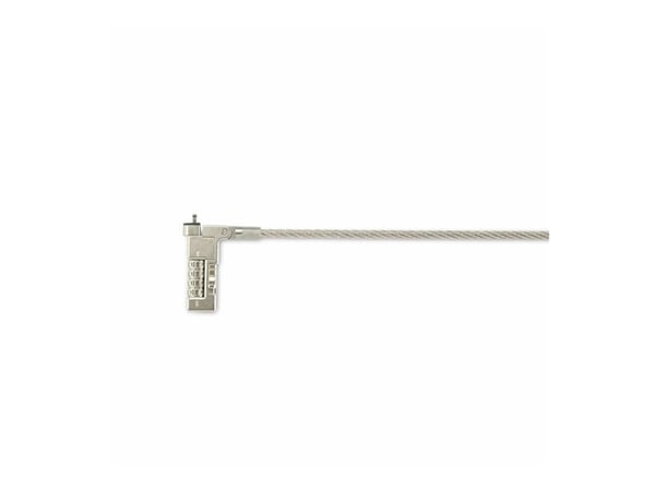Kensington NanoSaver 2.0 EQ - Lås för säkerhetskabel - kombination, återställbar - silver - 1.8 m