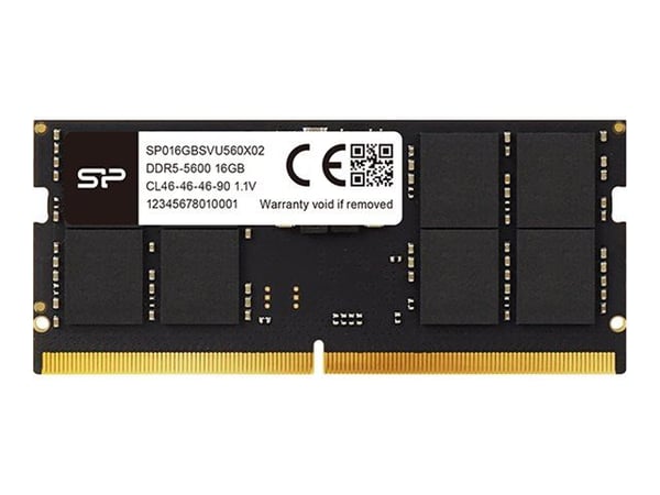 SILICON POWER - DDR5 - modul - 32 GB - SO DIMM 262-pin - 5600 MT/s / PC5-22400 - CL46 - 1.1 V - on-die ECC