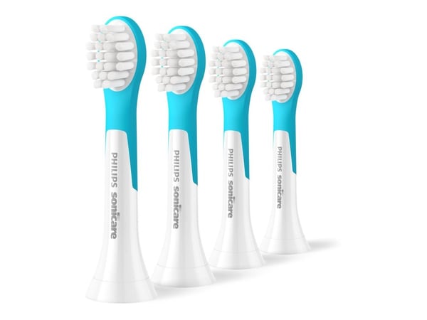 Philips Sonicare For Kids For Kids HX6034/90 Pakkaus 4 harjanpäätä, 4 kpl, sininen, valkoinen, 3 kk, pehmeä, 62000 RPM, 3 vuotta