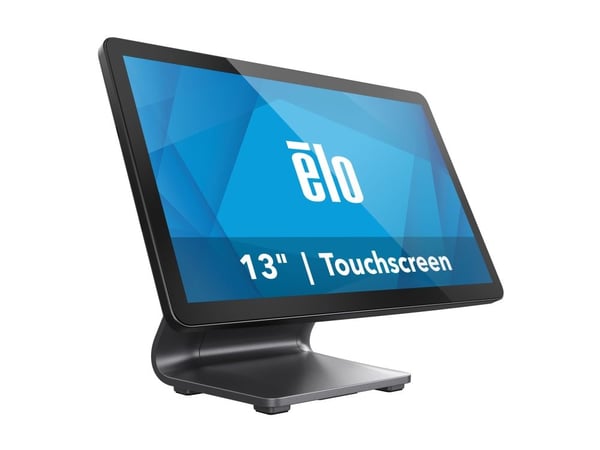 Elo 1304L - LCD-skjerm - 13.3" - berøringsskjerm - 1920 x 1080 Full HD (1080p) @ 60 Hz - 300 cd/m² - 600:1 - 27 ms - USB-C - høyttalere - svart