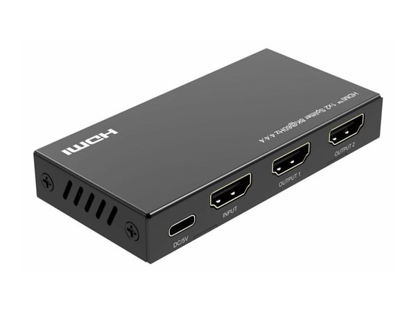 MicroConnect - Splitter - 8K60Hz, 4:4:4 - 2 x HDMI - stasjonær