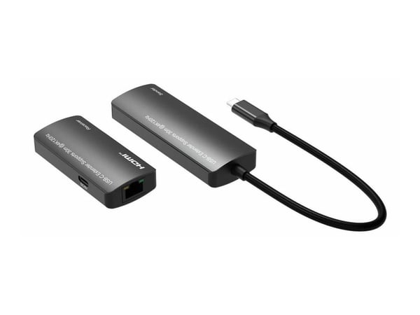 MicroConnect - Videoforlenger - HDMI, USB-C - over CAT 6 - opp til 30 m