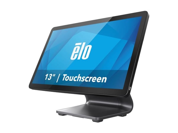 Elo 1304L - LCD-skjerm - 13.3" - berøringsskjerm - 1920 x 1080 Full HD (1080p) @ 60 Hz - 300 cd/m² - 600:1 - 27 ms - USB-C - høyttalere - svart