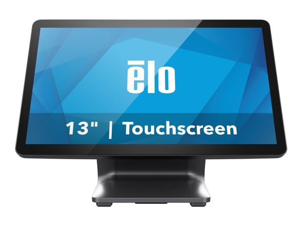 Elo 1304L - LCD-skjerm - 13.3" - berøringsskjerm - 1920 x 1080 Full HD (1080p) @ 60 Hz - 300 cd/m² - 600:1 - 27 ms - USB-C - høyttalere - svart