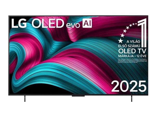 LG OLED evo AI OLED42C51LA, 106,7 cm (42"), 3840 x 2160 pikseliä, OLED evo, Älytelevisio, Wi-Fi, musta