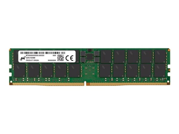 Micron - DDR5 - modul - 96 GB - DIMM 288-pin - 3200 MHz / PC5-51200 - CL52 - 1.1 V - registrert - ECC