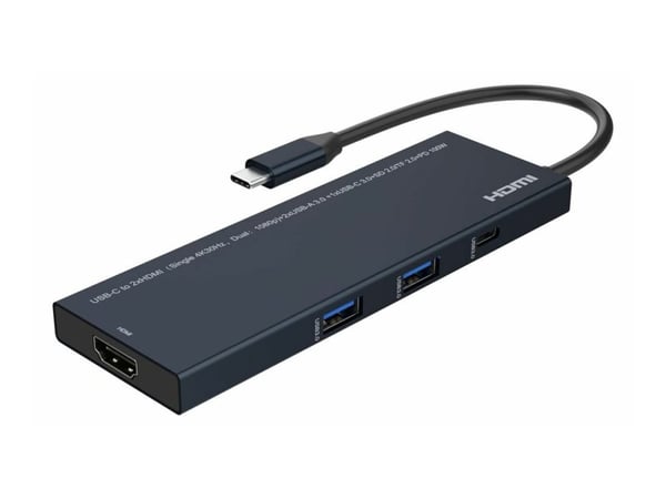 MicroConnect - Dockningsstation - USB-C - 2 x HDMI
