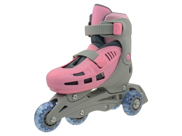 Undefined_V Inline Skate Triskate Sizexs 27-30 vaaleanpunainen
