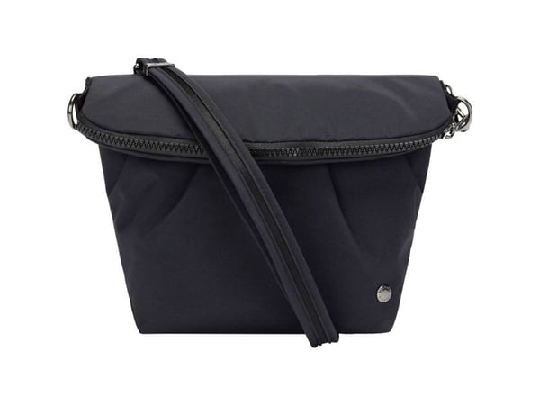 Pacsafe Citysafe CX crossbody i kabriolet | ECONYL® svart