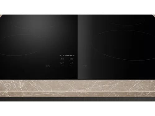 Siemens iQ100 ET61RBEA1E, Sort, Innebygget, 60 cm, Keramisk, 4 zone(s), 4 zone(s)