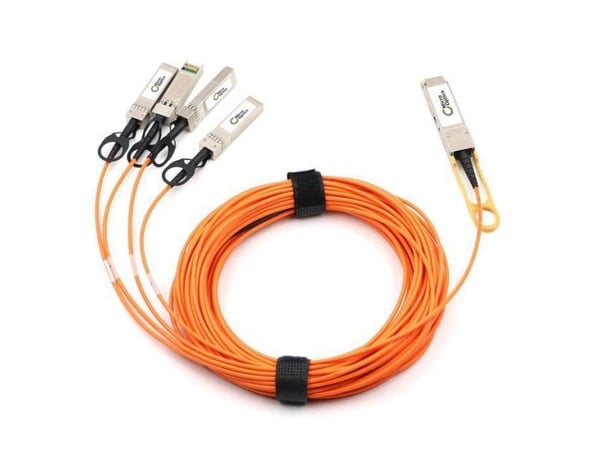 Lanview - 100GE omdeling til 4x 25GE direkte tilkoblingskabel - QSFP (hann) til SFP28 (hann) - 3 m