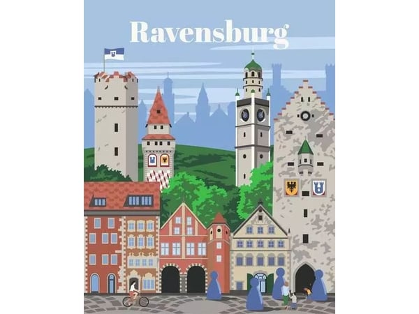 Ravensburger 23685, Malinger inkludert, Gutt/Jente, Fargelegg etter tall