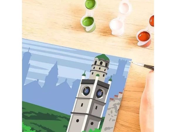 Ravensburger 23685, Malinger inkludert, Gutt/Jente, Fargelegg etter tall