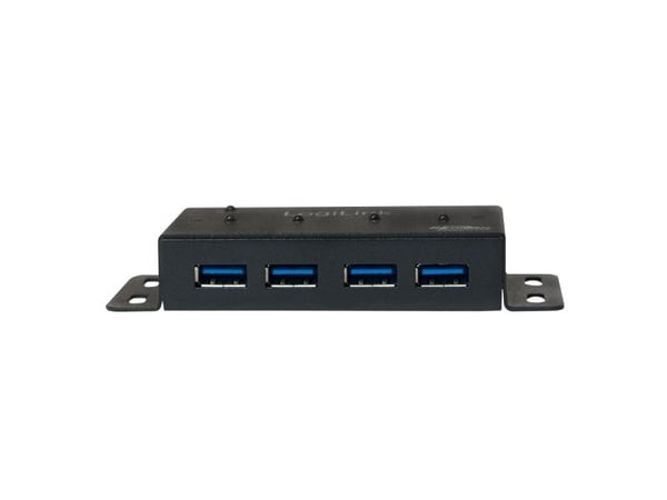 LogiLink USB 3.0 Hub 4-Port - Hub - 4 x SuperSpeed USB 3.0 - stasjonær