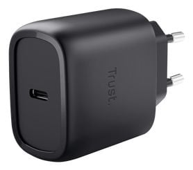 Trust USB-vegglader Maxo USB-C-GaN 45 W svart (25521)