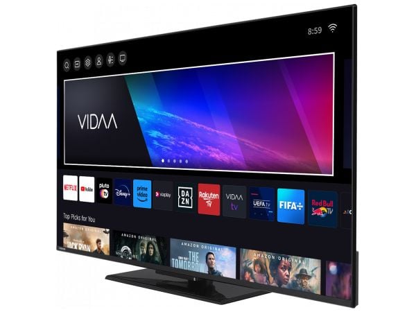 Toshiba 43QV3463DG - 43" Diagonalklasse QV34 Series LED-bakgrunnsbelyst LCD TV - QLED - Smart TV - VIDAA - 4K UHD (2160p) 3840 x 2160 - HDR - Direc...
