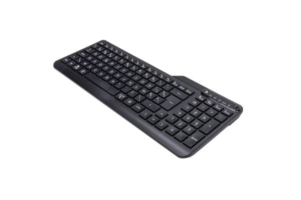 HP 460 Multi-Device Bluetooth Keyboard, Trådløs, Bluetooth, AZERTY, Sort
