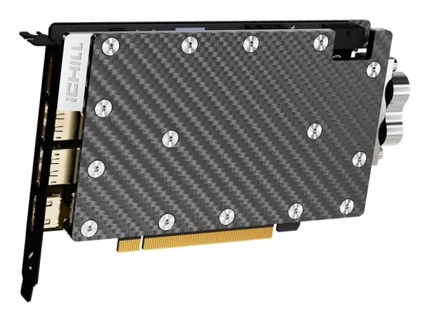 Inno3D iCHILL FROSTBITE PRO - Grafikkort - GeForce RTX 5080 - 16 GB GDDR7 - PCI Express 5.0 - HDMI, 3 x DisplayPort - uten vifte