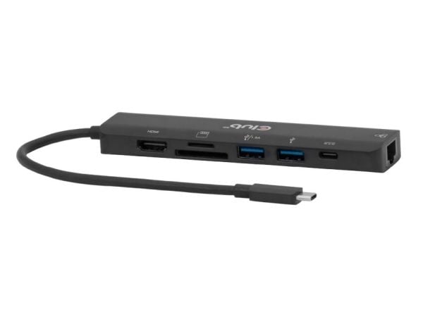 Club 3D - Dokkingstasjon - for skrivebord, bærbar - USB-C - HDMI - 1GbE