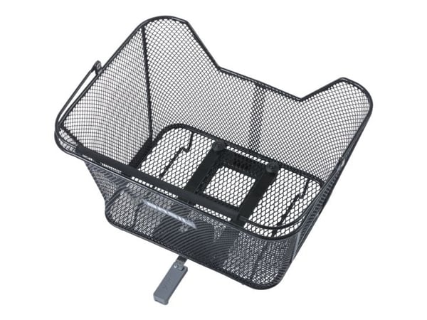 Basil Lesto MIK, Bakre, Sykkelkurv, Stål, Sort, 10 kg, 320 mm