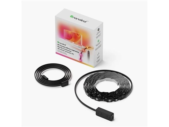 Nanoleaf 4D PC Screen Mirror Lightstrip - smart bakgrunnsbelysningssystem for skjermer opp til 32" (2,5 m)