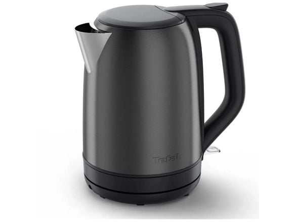 Tefal Subito KO5S08E0, 1,7 L, 2400 W, Svart, Rustfritt stål, Rustfritt stål, Justerbar termostat, Vannmåler
