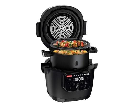 Tefal Multicook Actifry MY741CF0, 6 L, 1334 W, musta, Ruostumaton teräs, Keraaminen, LCD, Kosketus