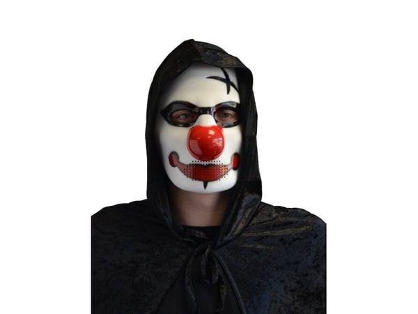 Uhyggelig klovnemaske pvc