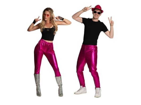 Pink diskobukser