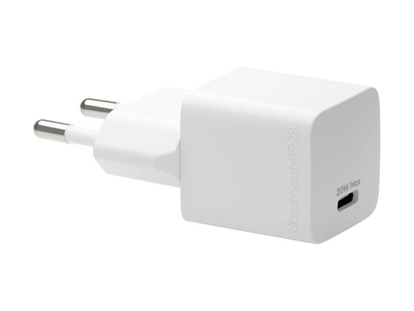 dbramante1928 re-charge - Strømadapter - 20 watt - PD (USB-C) - hvit - Europa