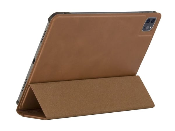 dbramante1928 Risskov - Lommebok for nettbrett - helnarvet lær - gyllenbrun - for Apple 11-inch iPad Pro (M4, M5)