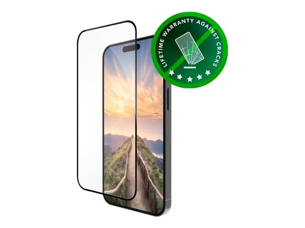 dbramante1928 Eco-shield - Skjermbeskyttelse for mobiltelefon - rammefarge svart - for Apple iPhone 16