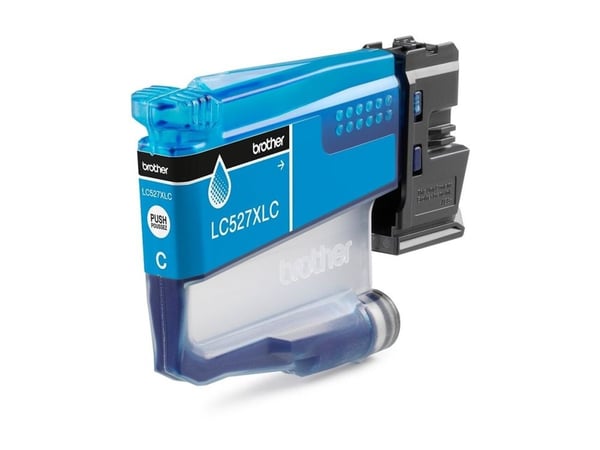 Brother LC527XLC - Høy ytelse - cyan - original - pute pakke - blekkpatron - for Brother MFC-J4350DW, MFC-J4550DW, MFC-J6760DW