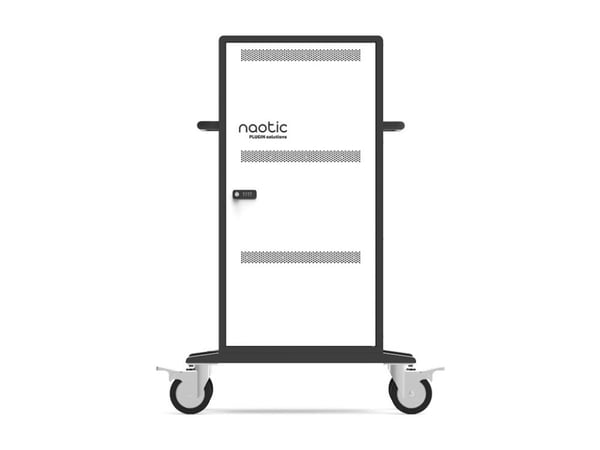 Naotic - Vogn (lade og sikre) - for 30 enheter - USB-C / USB-A PD 45W - låsbar - utgang: 220 - 240 V