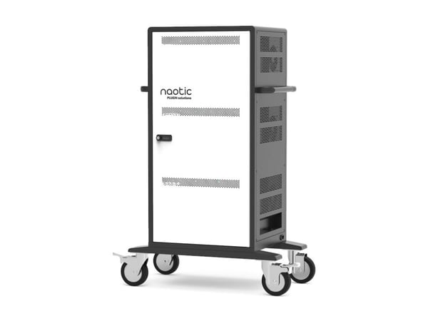 Naotic - Vogn (lade og sikre) - for 30 enheter - USB-C / USB-A PD 45W - låsbar - utgang: 220 - 240 V