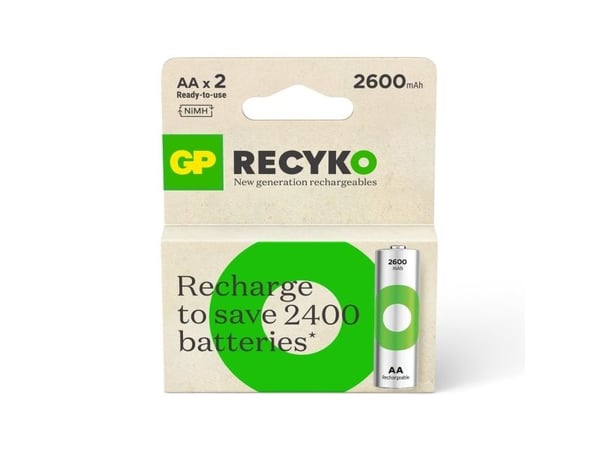 GP GP 2 X AKUMULATORKI AA / R6 GP RECYKO 2700-SERIEN NI-MH 2600MAH 270AAHCE-5EB2